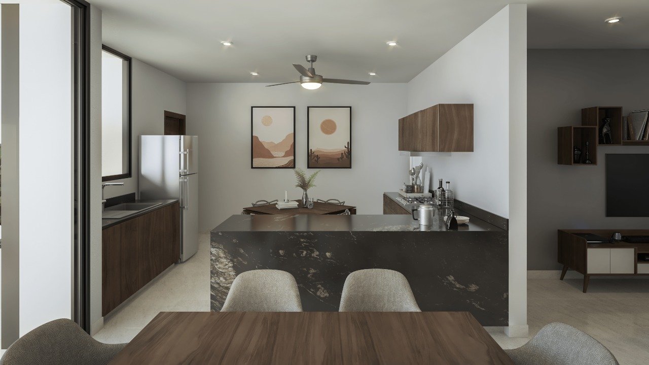 Casa en Privada Las Villas Cholul Mod A