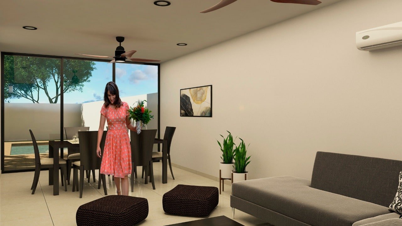 Casa de 2 pisos en Privada Inara