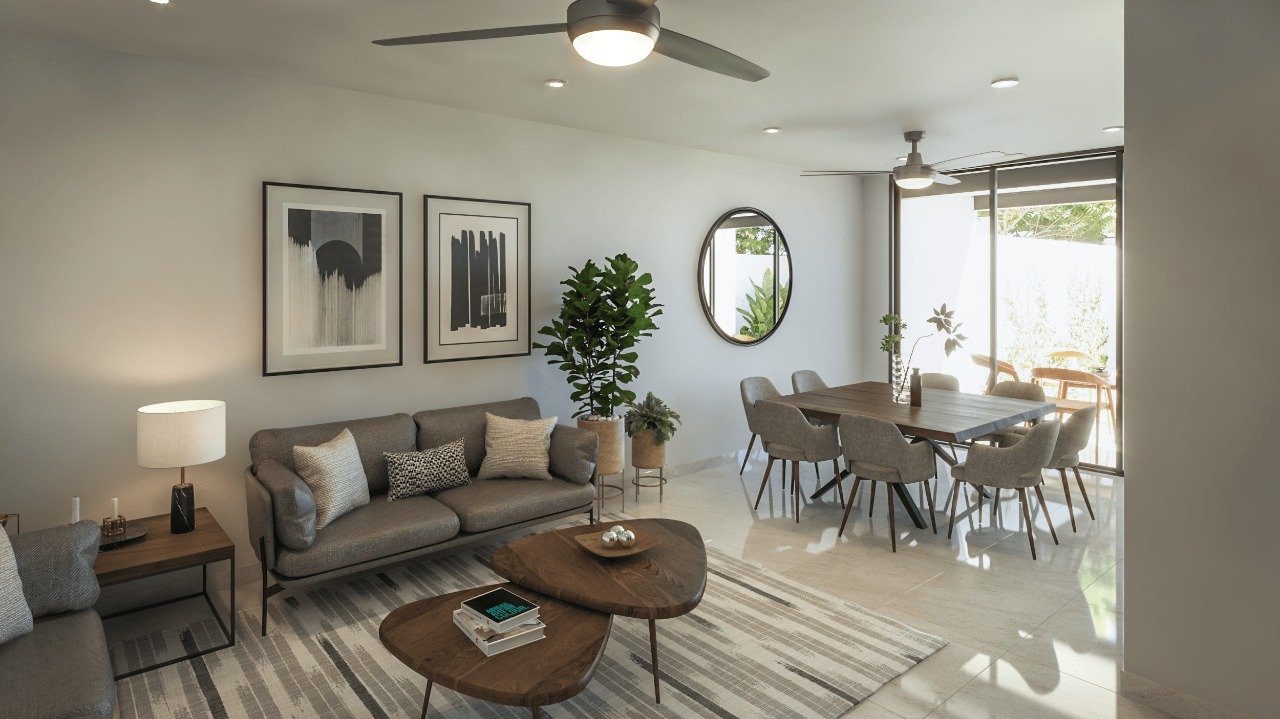 Casa en Privada Las Villas Cholul Mod A