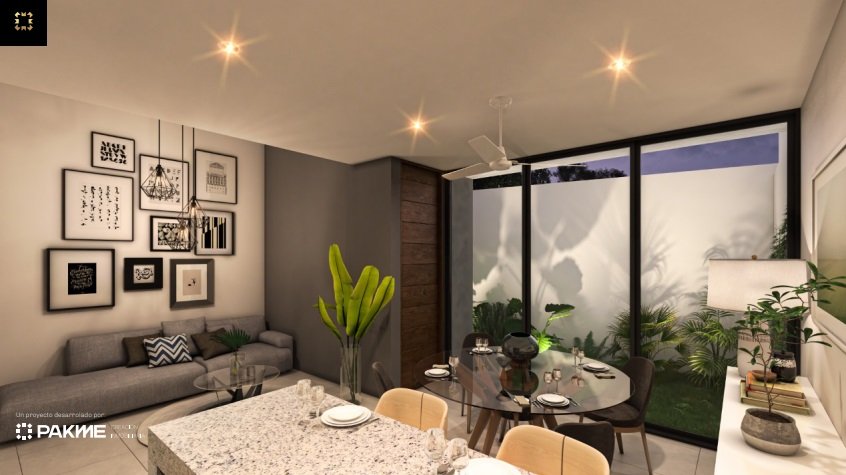 TownHouse en privada Kan